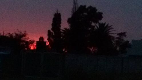 Así se ve el cielo en nuestra ciudad después de la tormenta de viento agua y piedra a las 7 hs. Foto Rody Rojas